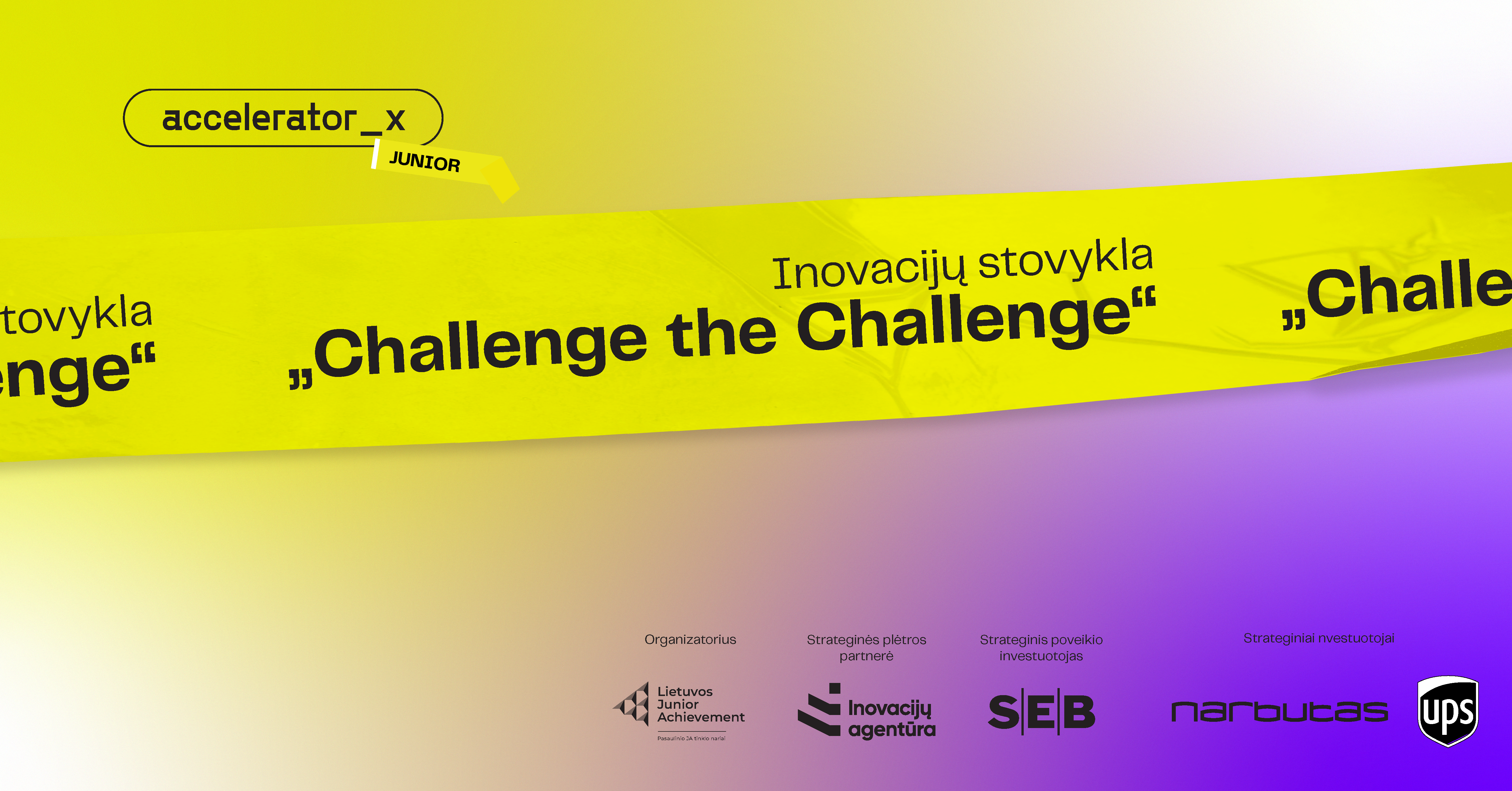 Inovacijų stovyklos 5–8 klasių mokiniams „Challenge the Challenge“