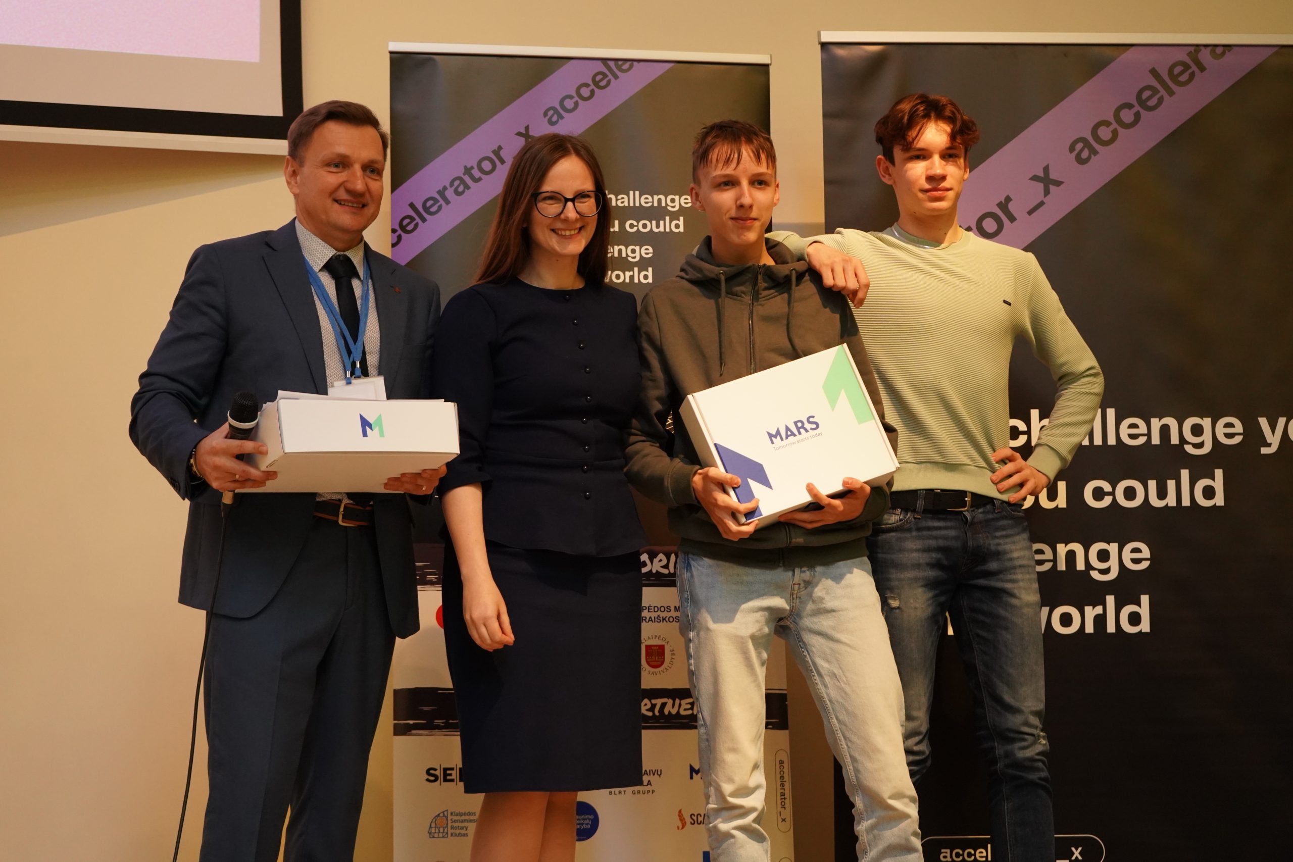Klaipėdos regioninės eXpo trečiosios vietos laimėtojai – bendrovė „DesignIN“